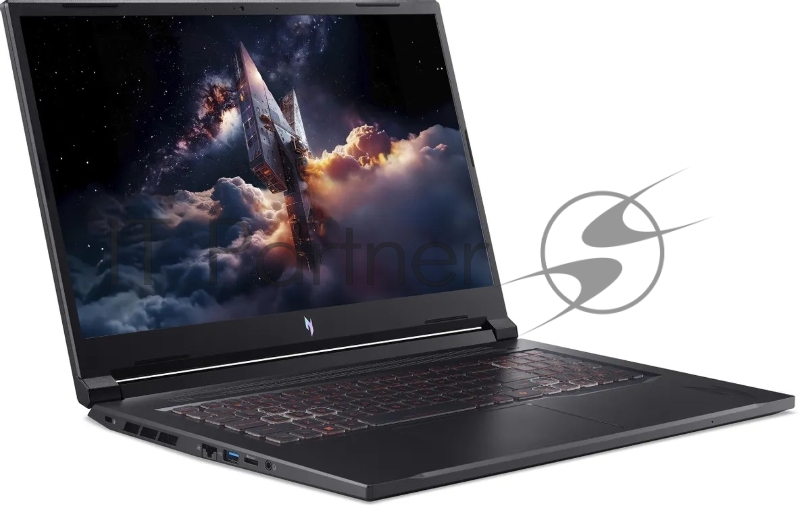 Ноутбук Acer Nitro V 17 AI ANV17-41-R6SG Ryzen 5 240 16Gb SSD512Gb NVIDIA GeForce RTX 5060 8Gb 17.3 IPS FHD (1920x1080) без ОС black WiFi BT Cam (NH.QYVCD.00A)