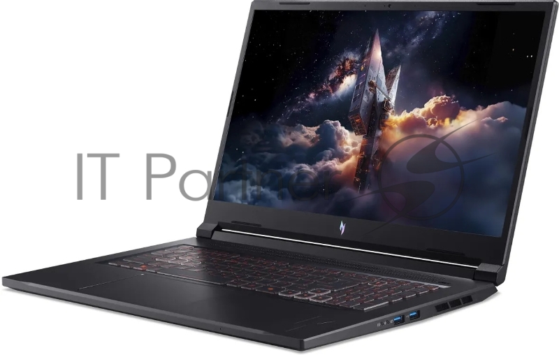 Ноутбук Acer Nitro V 17 AI ANV17-41-R6SG Ryzen 5 240 16Gb SSD512Gb NVIDIA GeForce RTX 5060 8Gb 17.3 IPS FHD (1920x1080) без ОС black WiFi BT Cam (NH.QYVCD.00A)