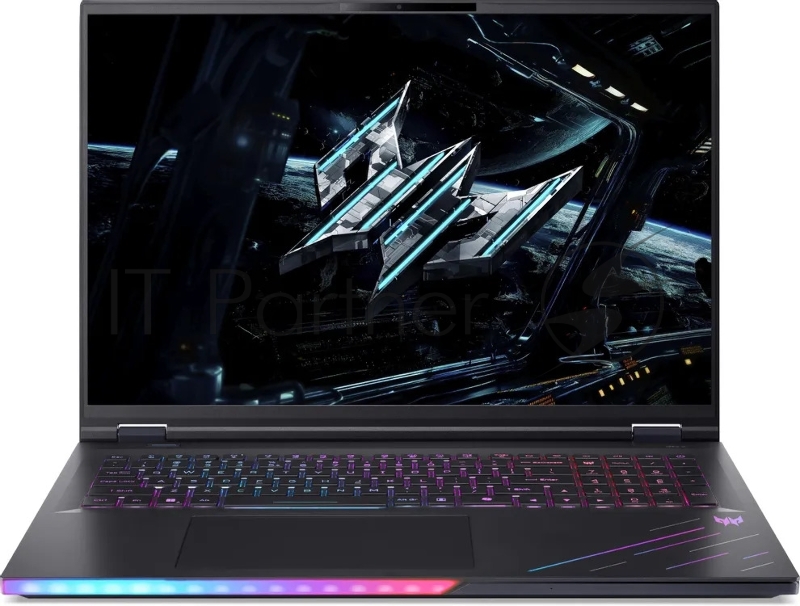 Ноутбук Acer Predator Helios 18 AI PH18-73-90RU Core Ultra 9 275HX 16Gb SSD1Tb NVIDIA GeForce RTX5080 16Gb 18 IPS WQXGA (2560x1600) без ОС black WiFi BT Cam (NH.QVZCD.007)