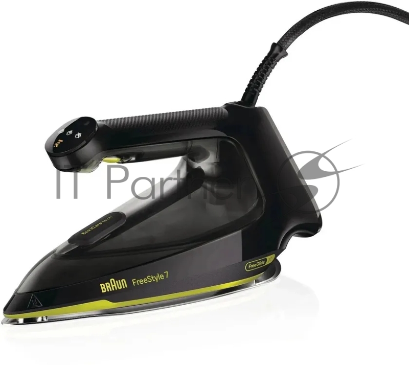 Утюг Braun FreeStyle 7 FI7255GR 2000Вт черный/зеленый