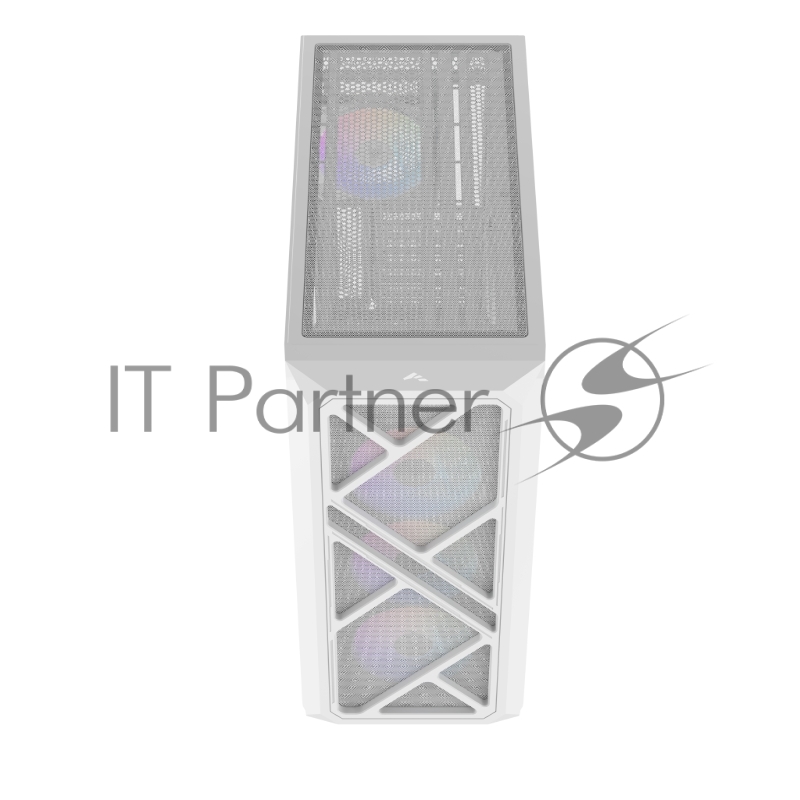 Корпус ПК без блока питания Case SAMA S41 White, Midi-Tower, TG, 4x120mm ARGB, 2xUSB 3.0 + 1xUSB 3.2 Type-C, ATX, mATX, mITX White