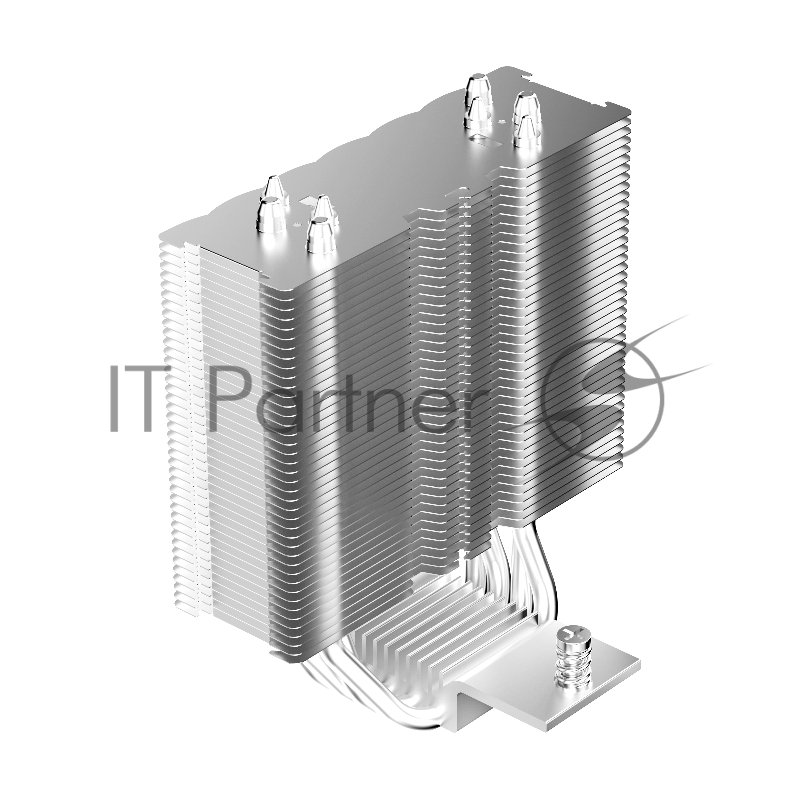 Кулер для процессора CPU Cooler Ocypus Delta A40 EX WH ARGB (200W, 4-pin PWM, 157mm, Al/Cu, 4x6mm, ARGB, 1x120mm, 60CFM, 31dBA, 1600RPM, S: 1851/1700/1200/115X, AM5/AM4, white)