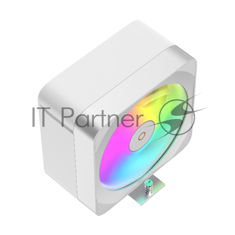 Кулер для процессора CPU Cooler Ocypus Delta A40 EX WH ARGB (200W, 4-pin PWM, 157mm, Al/Cu, 4x6mm, ARGB, 1x120mm, 60CFM, 31dBA, 1600RPM, S: 1851/1700/1200/115X, AM5/AM4, white)