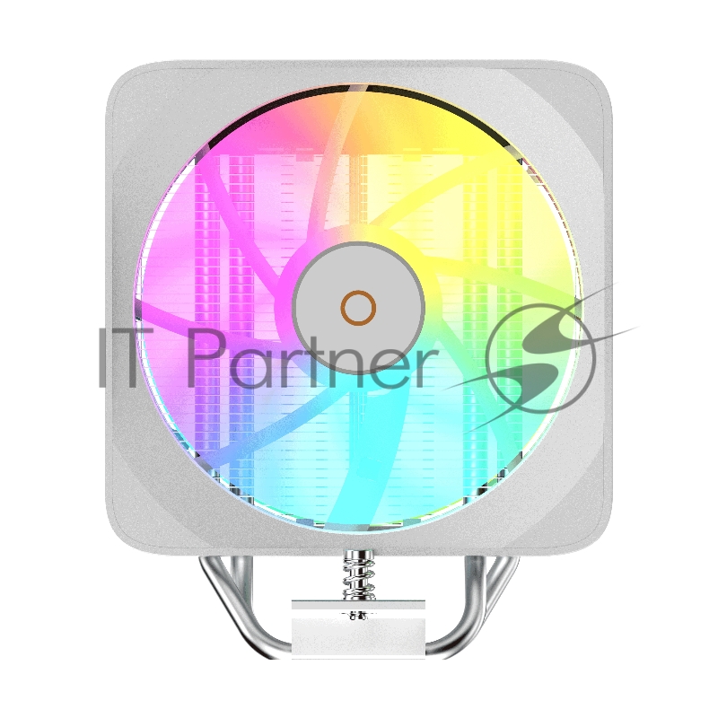 Кулер для процессора CPU Cooler Ocypus Delta A40 EX WH ARGB (200W, 4-pin PWM, 157mm, Al/Cu, 4x6mm, ARGB, 1x120mm, 60CFM, 31dBA, 1600RPM, S: 1851/1700/1200/115X, AM5/AM4, white)