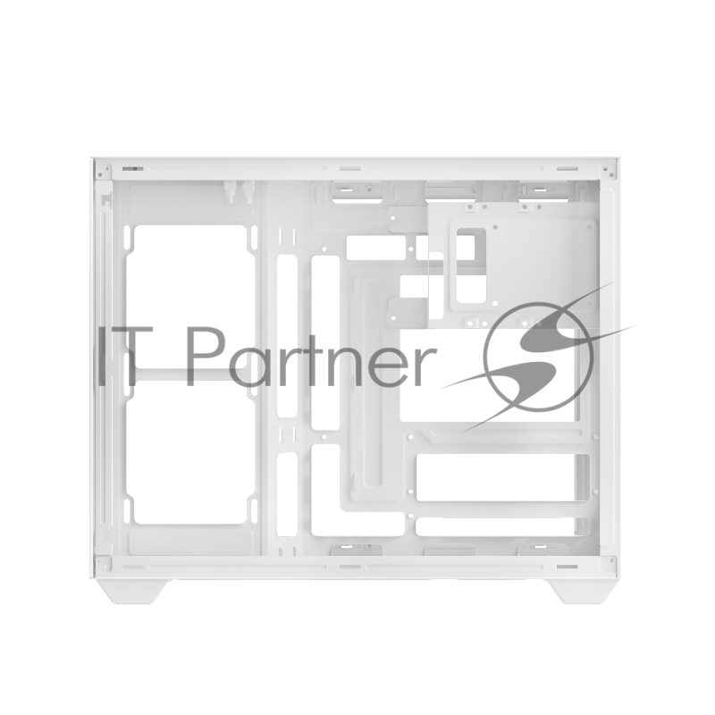 Корпус ПК без блока питания Case Ocypus Gamma C54 WH, Midi-Tower, TG, no fans, 1xUSB-C + 2xUSB 3.0, mATX, mITX White