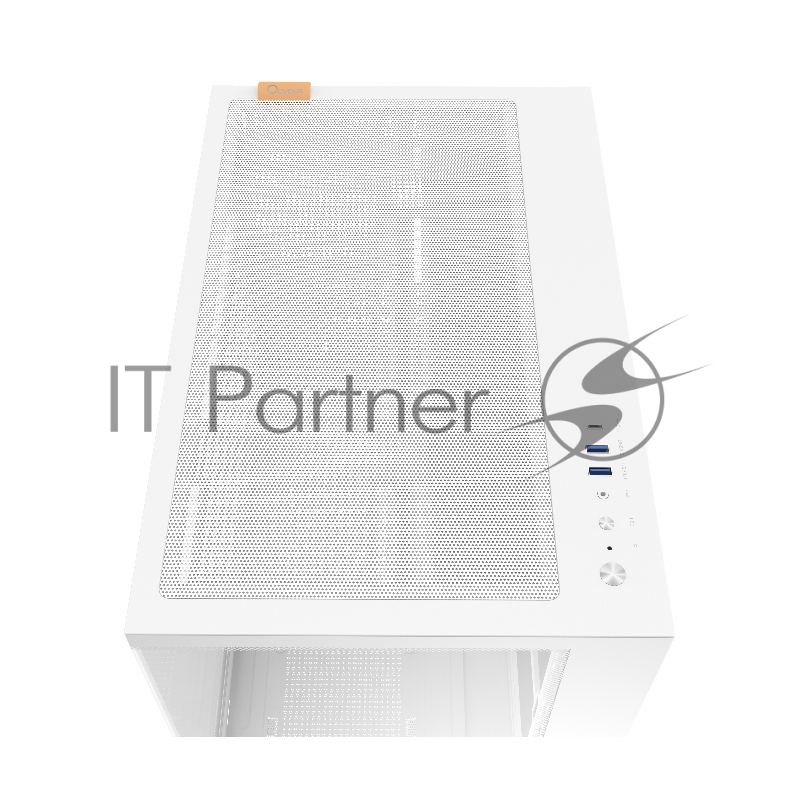 Корпус ПК без блока питания Case Ocypus Gamma C54 WH, Midi-Tower, TG, no fans, 1xUSB-C + 2xUSB 3.0, mATX, mITX White