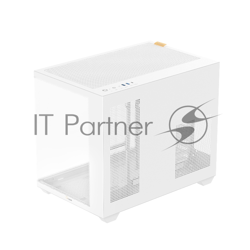 Корпус ПК без блока питания Case Ocypus Gamma C54 WH, Midi-Tower, TG, no fans, 1xUSB-C + 2xUSB 3.0, mATX, mITX White