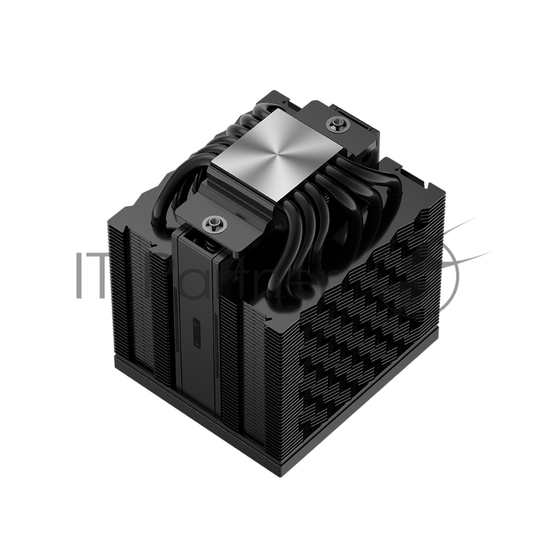 Кулер для процессора CPU Cooler PCCooler RZ620M X BK (210W, 4-pin PWM, 118.5mm, Al/Cu, 6x6mm, 1x100mm, 54.2CFM, 32.5dBA, 3000RPM, S: 1851/1700/1200/115X, AM5/AM4, black)