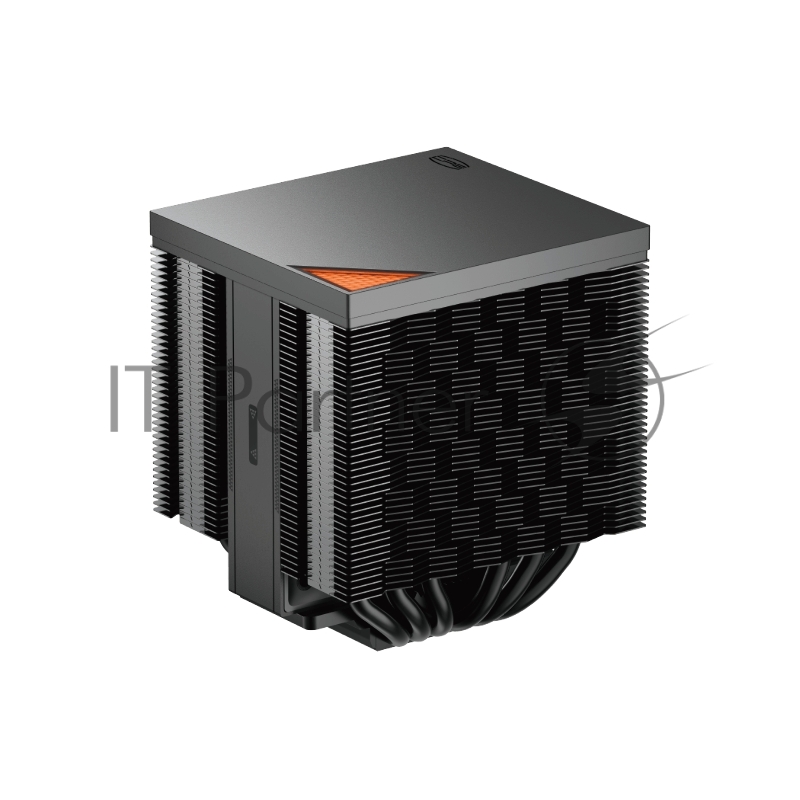 Кулер для процессора CPU Cooler PCCooler RZ620M X BK (210W, 4-pin PWM, 118.5mm, Al/Cu, 6x6mm, 1x100mm, 54.2CFM, 32.5dBA, 3000RPM, S: 1851/1700/1200/115X, AM5/AM4, black)