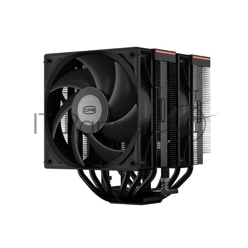 Кулер для процессора CPU Cooler PCCooler RT620Pro Digital BK (265W, 4-pin PWM, 157.5mm, Al/Cu, 6x6mm, 2x120mm, 73.32CFM, 34.9dBA, 2200RPM, S: 1851/1700/1200/115X, AM5/AM4, black)