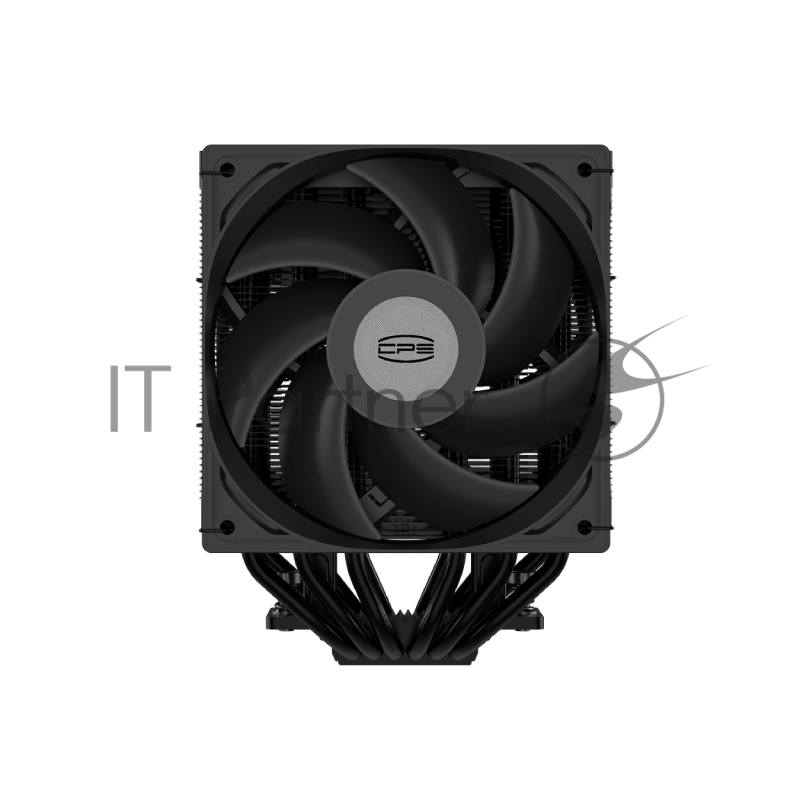 Кулер для процессора CPU Cooler PCCooler RT620Pro Digital BK (265W, 4-pin PWM, 157.5mm, Al/Cu, 6x6mm, 2x120mm, 73.32CFM, 34.9dBA, 2200RPM, S: 1851/1700/1200/115X, AM5/AM4, black)