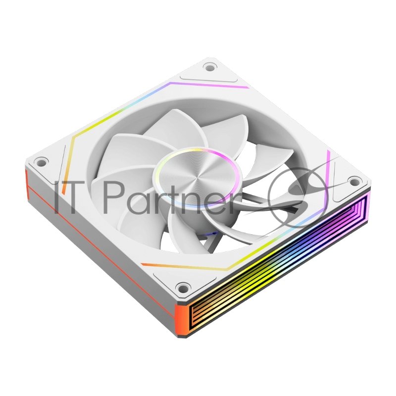Кулер для корпуса Case Cooler PCCooler FG120R ARGB WH Reverse (120x120x25mm, 4-pin PWM, ARGB, 54CFM, 28.4dBA, 1800RPM, White)