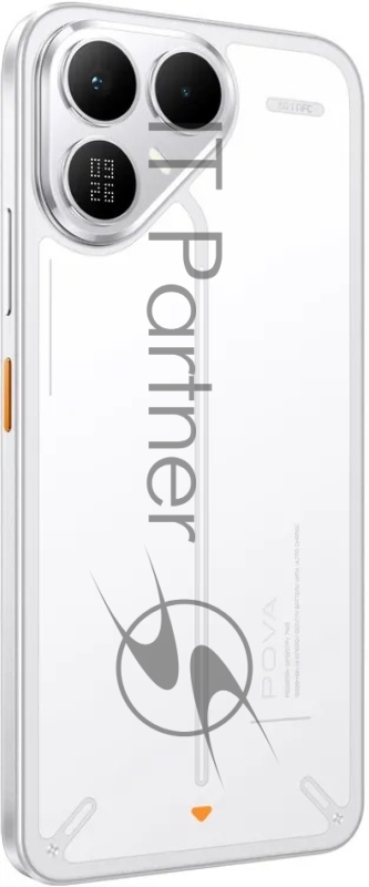 Смартфон Tecno Pova 8 5G 256Gb 8Gb белый моноблок 3G 4G 6.76 2344x1080 Android 15 802.11 a/b/g/n/ac/ax NFC GPS GSM900/1800 Protect
