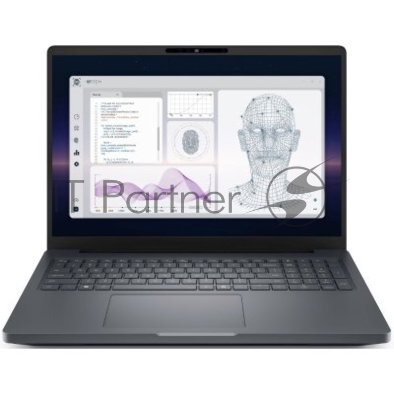 Ноутбук Dell Pro Max 16 Plus MB16250 Core Ultra 7 265HX 16 16:10 UHD+(3840x 2400),120Hz,500 nits,DDR5 32GB (16GB*2),2TB SSD,NV RTX 3000 Blackwell (12GB GDDR7),backlight,96Whr,FPR,2.5
