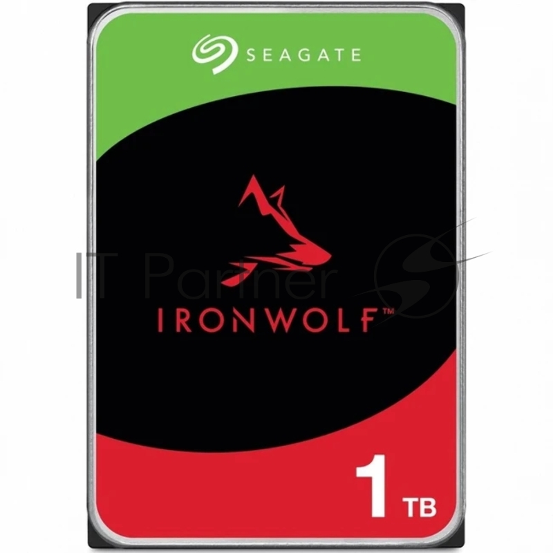 Жесткий диск HDD Seagate SATA IRONWOLF 1TB 5400rpm 256Mb 1 year warranty (replacement ST1000VN002, ST1000DM014, WD10EFRX, WD10EZEX)