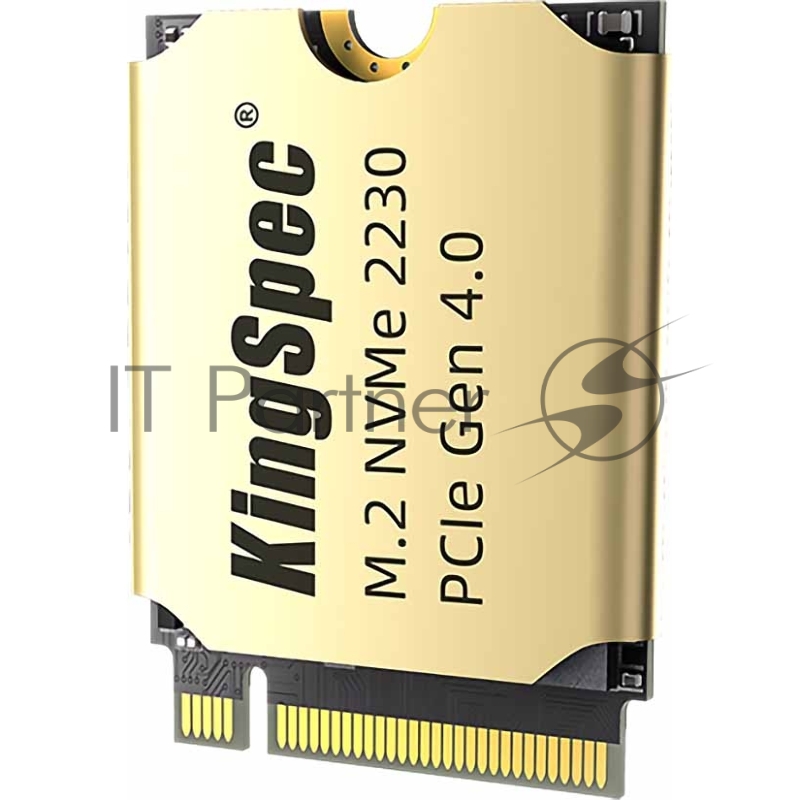 Накопитель SSD Kingspec SSD XF-1TB 2230, 1024GB, M.2(22x30mm), NVMe, PCIe 4.0 x4, R/W 5000/4400MB/s, IOPs н.д./н.д., TBW 1200, DWPD 1.07 (3 года)