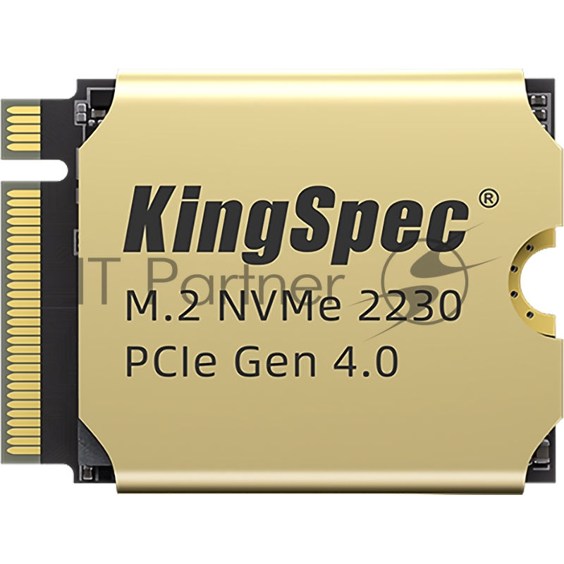 Накопитель SSD Kingspec SSD XF-1TB 2230, 1024GB, M.2(22x30mm), NVMe, PCIe 4.0 x4, R/W 5000/4400MB/s, IOPs н.д./н.д., TBW 1200, DWPD 1.07 (3 года)