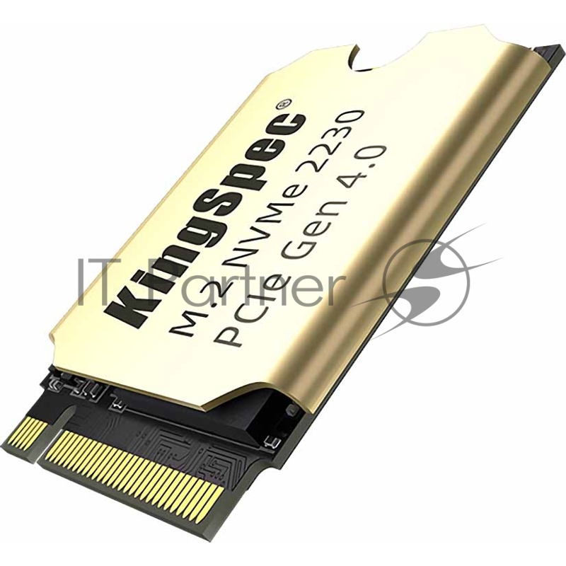 Накопитель SSD Kingspec SSD XF-1TB 2230, 1024GB, M.2(22x30mm), NVMe, PCIe 4.0 x4, R/W 5000/4400MB/s, IOPs н.д./н.д., TBW 1200, DWPD 1.07 (3 года)