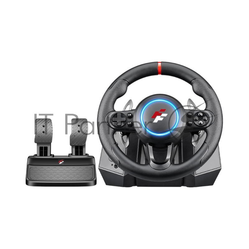 Игровой мини-руль с педалями FLASHFIRE F118 (Совместим с PS4, PS3, ПК, XB One, Series X/S и NSW)
