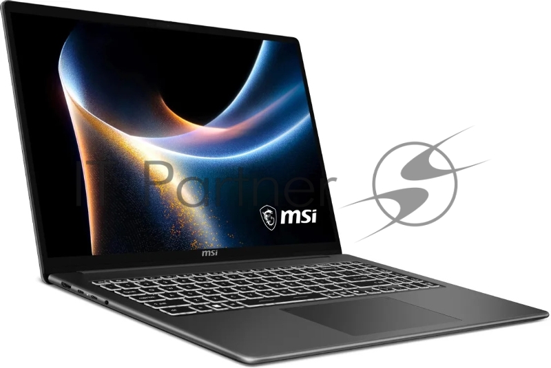 Ноутбук MSI Modern 16S AI+ G3MG-032RU Core Ultra 5 322 16Gb SSD512Gb Intel Arc 16 OLED FHD+ (1920x1200) Windows 11 Pro grey WiFi BT Cam (9S7-26U211-032)