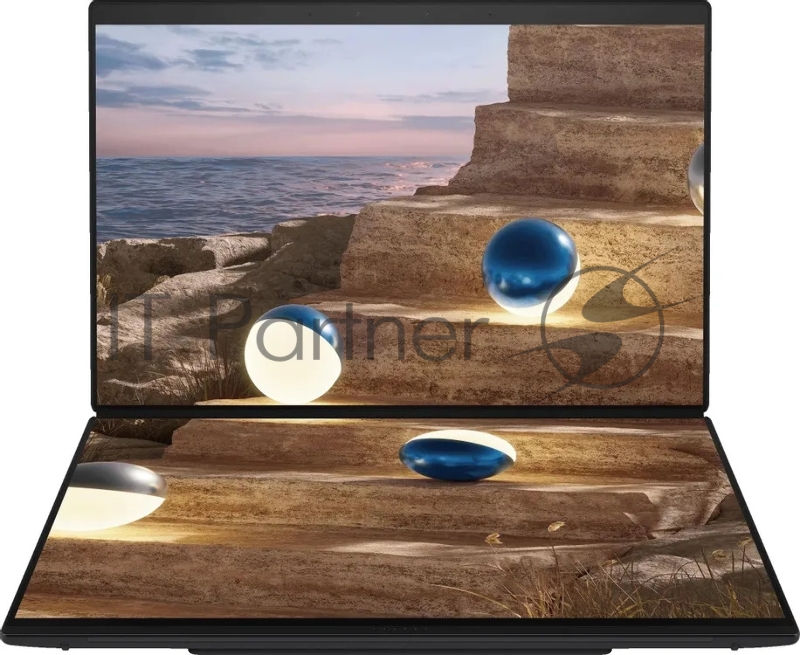 Ноутбук ASUS ZenBook Duo UX8407AA-SN363X (90NB16V1-M00L90) Intel Core Ultra 9 386H 2100MHz/14/2880x1800/32GB SSD/Intel Graphics/Wi-Fi/Bluetooth/Windo 11 Pro Grey