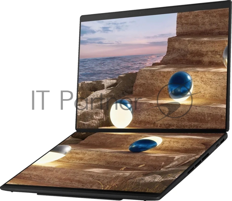 Ноутбук ASUS ZenBook Duo UX8407AA-SN363X (90NB16V1-M00L90) Intel Core Ultra 9 386H 2100MHz/14/2880x1800/32GB SSD/Intel Graphics/Wi-Fi/Bluetooth/Windo 11 Pro Grey