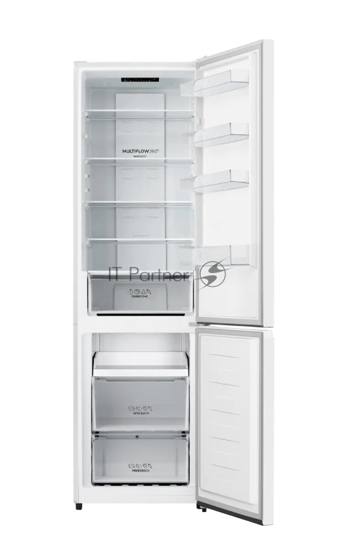 Холодильник Gorenje NRK62014W4 белый двухкамерный 238/86л морозилка снизу, No Frost