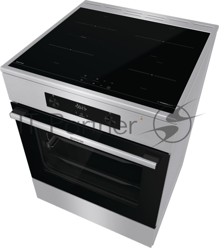 Плита электрическая Gorenje GEIT6C60XPG нержавеющая сталь, конфорок 4 шт, духовка 71 л, 60 см x 85 см x 60 см