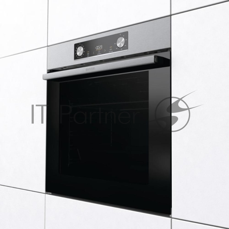 Встраиваемый электрический духовой шкаф Gorenje BO6737E02X, 77 л, 300 °C, конвекция, электрический гриль, класс A
