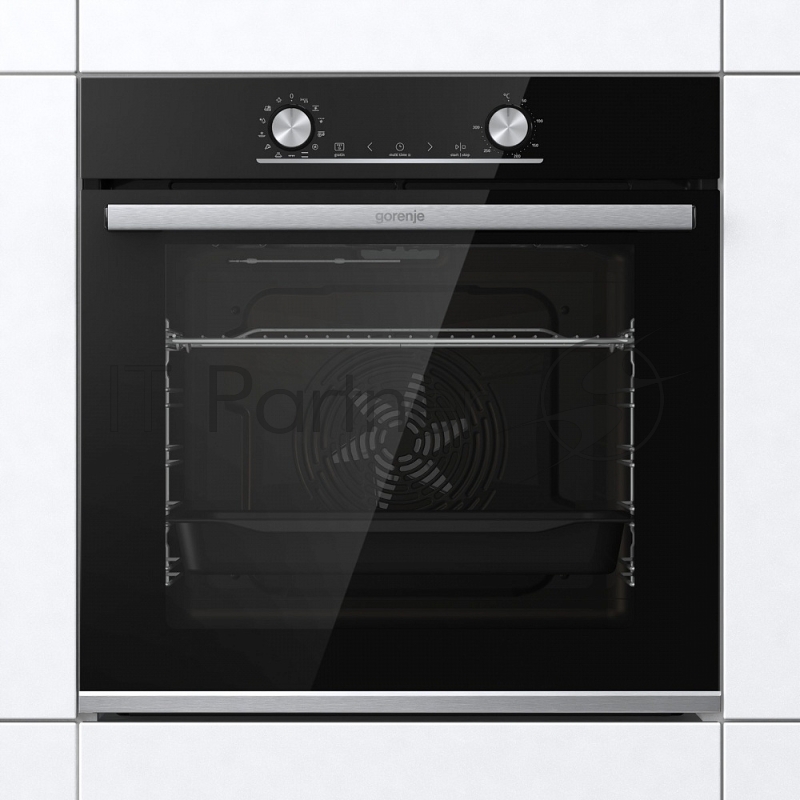 Встраиваемый электрический духовой шкаф Gorenje BOX6737E02BG, 77 л, 300 °C, конвекция, электрический гриль, класс A