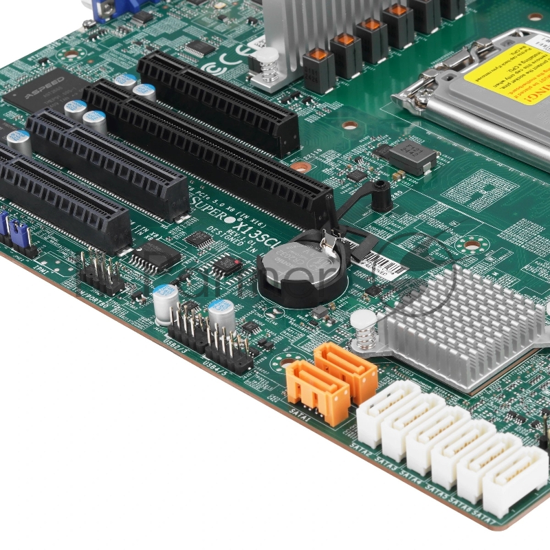 Материнская плата MB Supermicro X13SCL-F, Micro-ATX, 1x Intel Xeon 6300-series/ E-2400/Pentium (LGA-1700), 4x DIMM DDR5 UDIMM, 1 PCIe 5.0 x8 1 PCIe 5.0 x8 (in x16) 2 PCIe 4.0 x4 (in x8), 1 M.2 PCIe 4.0 x4 (M-key 2280/22110), 2x LAN 1GbE Intel i210
