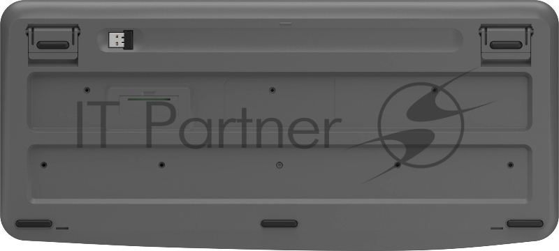 Клавиатура A4Tech FGK20 серый USB беспроводная Multimedia (подставка для запястий)