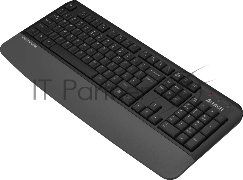 Клавиатура A4Tech FGK20 серый USB беспроводная Multimedia (подставка для запястий)