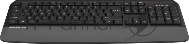 Клавиатура A4Tech FGK20 серый USB беспроводная Multimedia (подставка для запястий)