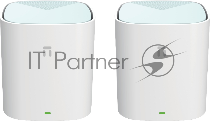 Бесшовный Mesh роутер Netis Neme X30S (NEME X30S (2 PACK)) AX3000 10/100/1000BASE-TX белый (упак.:2шт)