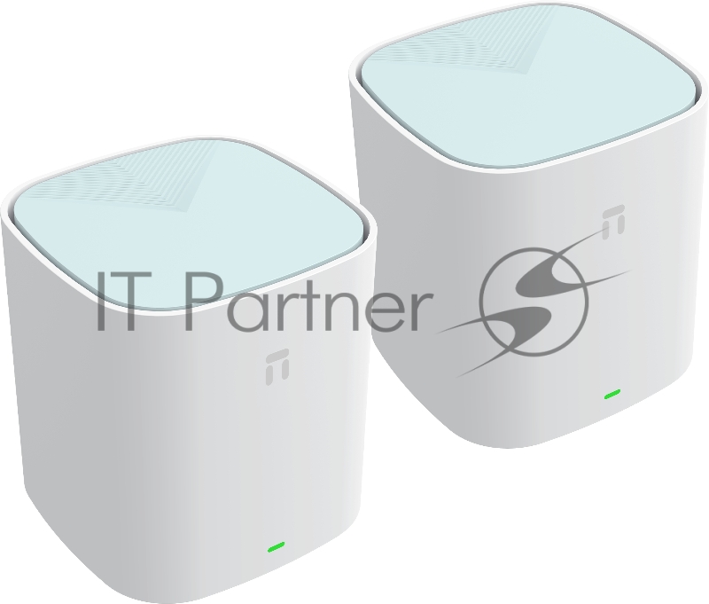 Бесшовный Mesh роутер Netis Neme X30S (NEME X30S (2 PACK)) AX3000 10/100/1000BASE-TX белый (упак.:2шт)