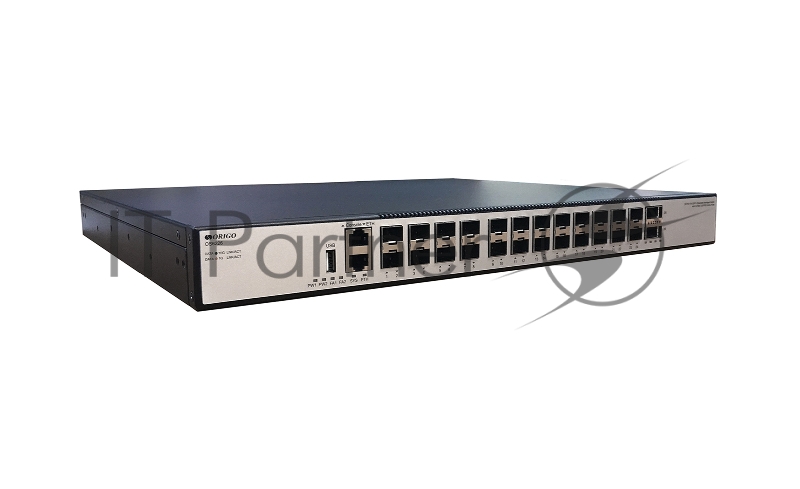Управляемый L3 коммутатор Origo OS6226/A1A 24х10GBase-X SFP+, 2х100GBase-X QSFP28, консольный порт RJ-45, комплект для установки в 19 стойку