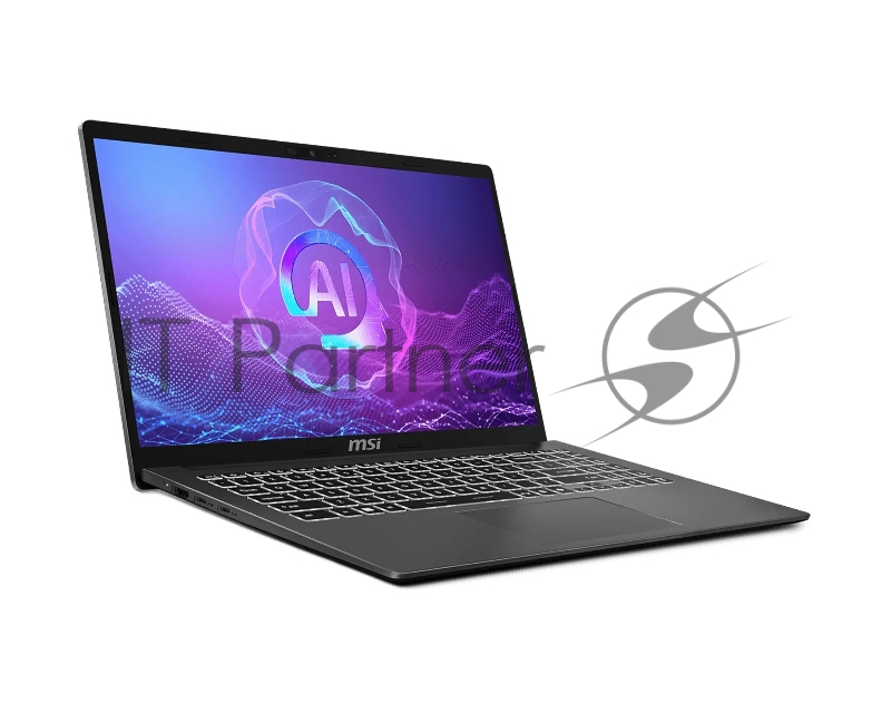 Ноутбук MSI Modern A15 AI+ F3HMG-040XRU/15.6/IPS/AMD Ryzen AI 5 330/16Gb/512Gb/SSD/AMD Radeon 820M/Без ОС/серый/1.6kg