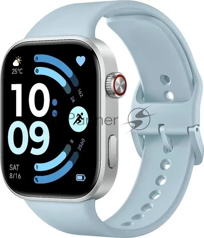 Умные часы Xiaomi Redmi Watch 6, 2.07 AMOLED, GPS, Bluetooth 5.4, IPX/WR50, голубой
