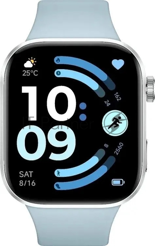 Умные часы Xiaomi Redmi Watch 6, 2.07 AMOLED, GPS, Bluetooth 5.4, IPX/WR50, голубой