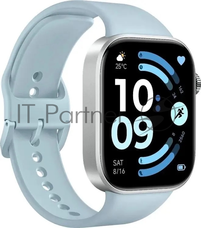 Умные часы Xiaomi Redmi Watch 6, 2.07 AMOLED, GPS, Bluetooth 5.4, IPX/WR50, голубой