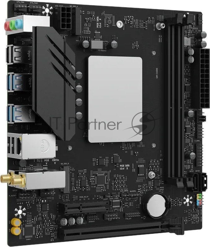 Материнская плата Maxsun MS-MoDT 205H D4 WIFI 205H, SoC, 2xDDR4, 1*PCIEx16, 1*PCIEx4, 1*PCIEx1, 4*M.2, 6*USB3.2Gen1, 6*USB2.0, 2*SATA3.0, 1G, M-ATX, RTL