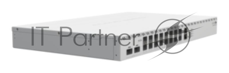 Коммутатор MikroTik CRS518-16XS-2XQ-RM, 16×25 Гбит/с SFP28 + 2×100 Гбит/с QSFP28, управляемый