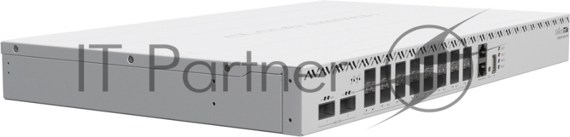 Коммутатор MikroTik CRS518-16XS-2XQ-RM, 16×25 Гбит/с SFP28 + 2×100 Гбит/с QSFP28, управляемый