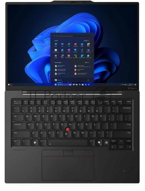 Ноутбук Lenovo ThinkPad X1 Carbon G13 Aura Core Ultra 7 258V 32Gb SSD1Tb Intel Arc 140V 14 IPS Touch WUXGA (1920x1200) Windows 11 Pro 64 black WiFi BT Cam (21NTS41J00)