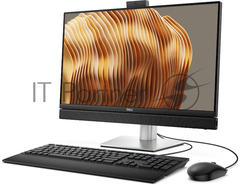 Моноблок Dell Pro 24 Plus QB24250 23.8 Full HD Core Ultra 7 265 (2.4) 32Gb SSD1Tb Graphics CR Windows 11 Pro GbitEth WiFi BT клавиатура мышь Cam серебристый 1920x1080