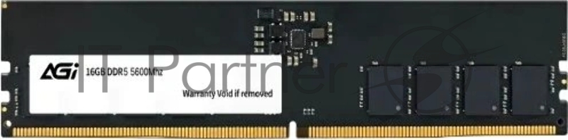 Память DDR5 16GB 5600MHz AGi AGI560016UD238-ST UD238 Tray PC5-44800 CL40 DIMM 288-pin 1.1В single rank Tray
