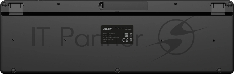 Клавиатура Acer OKR501 черный USB беспроводная Multimedia (ZL.KBD11.00N)