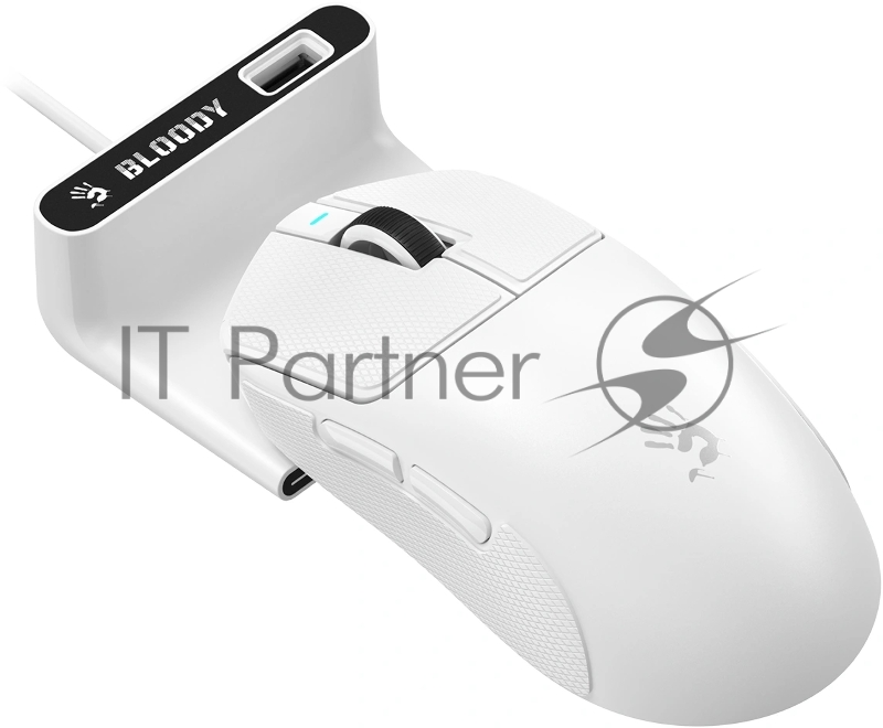 Мышь A4Tech Bloody R77 Ultra Dock белый оптическая 20000dpi беспров. USB 5but