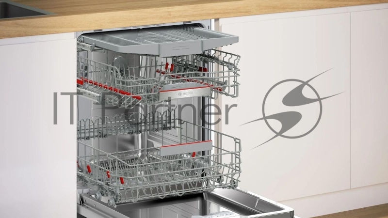 Посудомоечная машина встраив. Bosch Serie 6 SMV6ECX86Q полноразмерная нержавеющая сталь